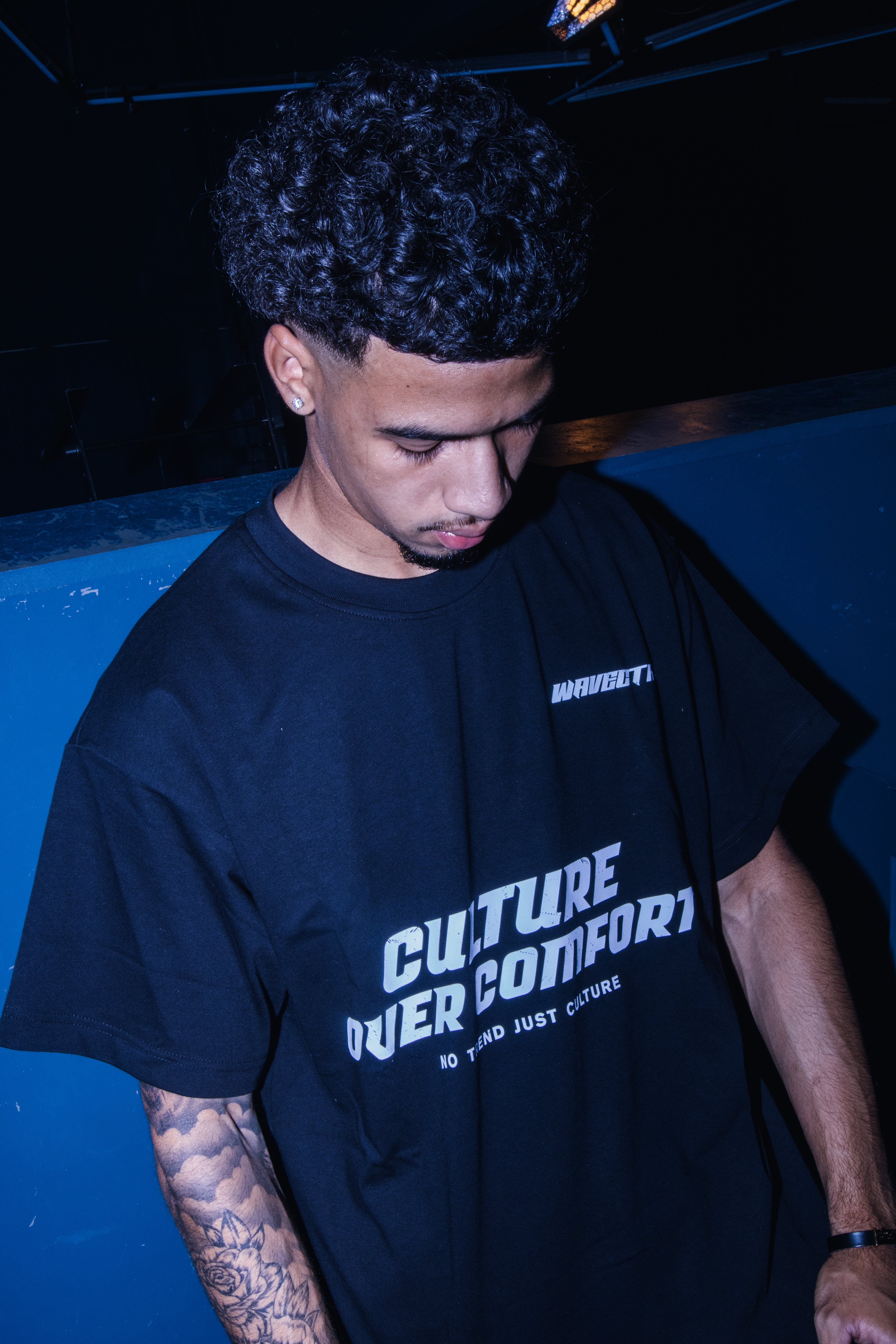 CULTURE OVER COMFORT TEE — Statement Black Edition