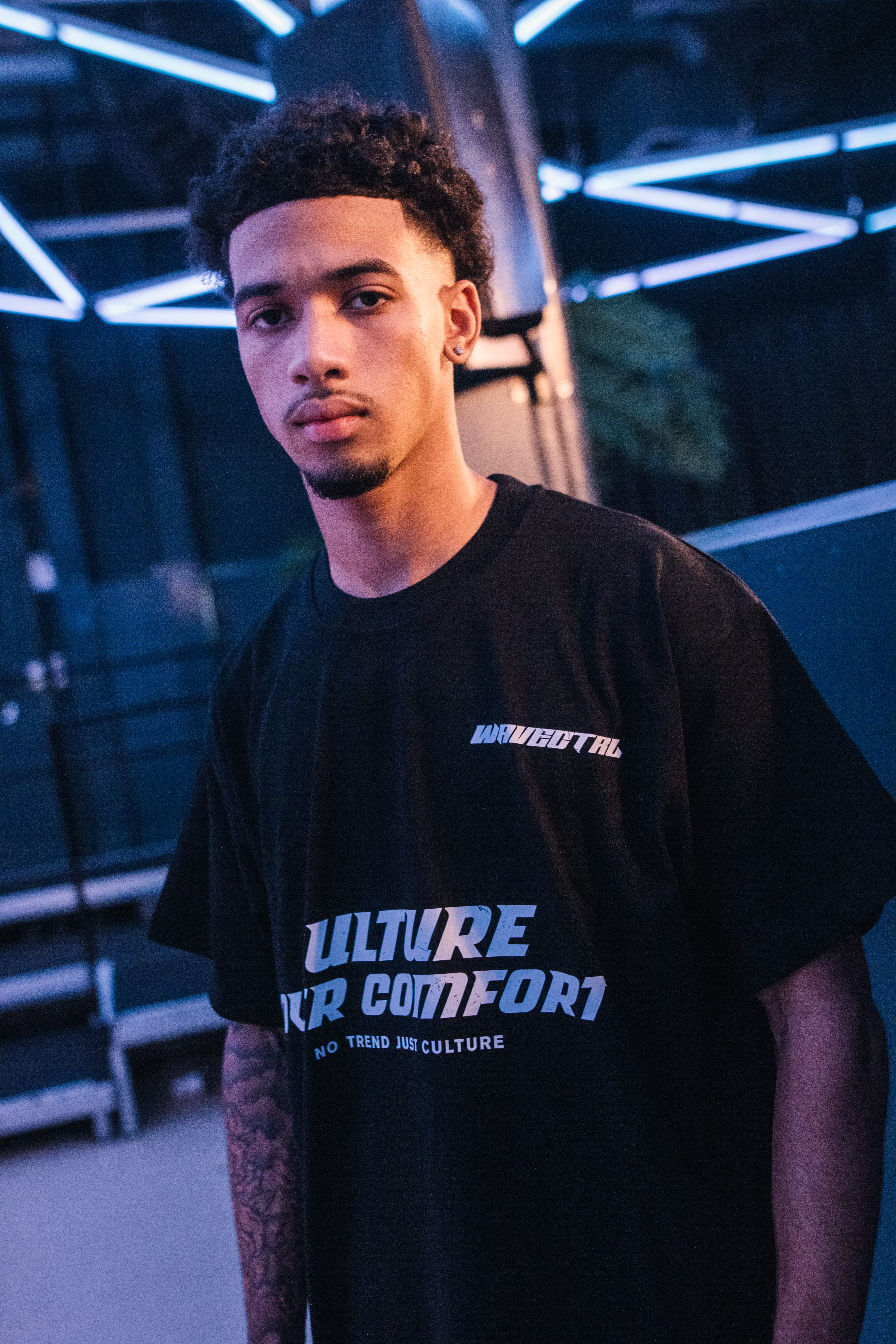 CULTURE OVER COMFORT TEE — Statement Black Edition